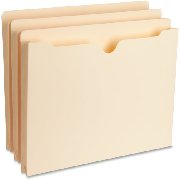 Business Source 1 Expansion Heavyweight File Pockets 